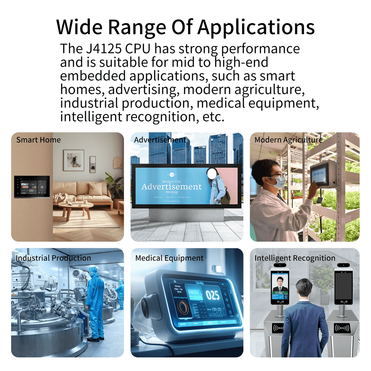 Example industrial and commercial applications for a compact circuit board
