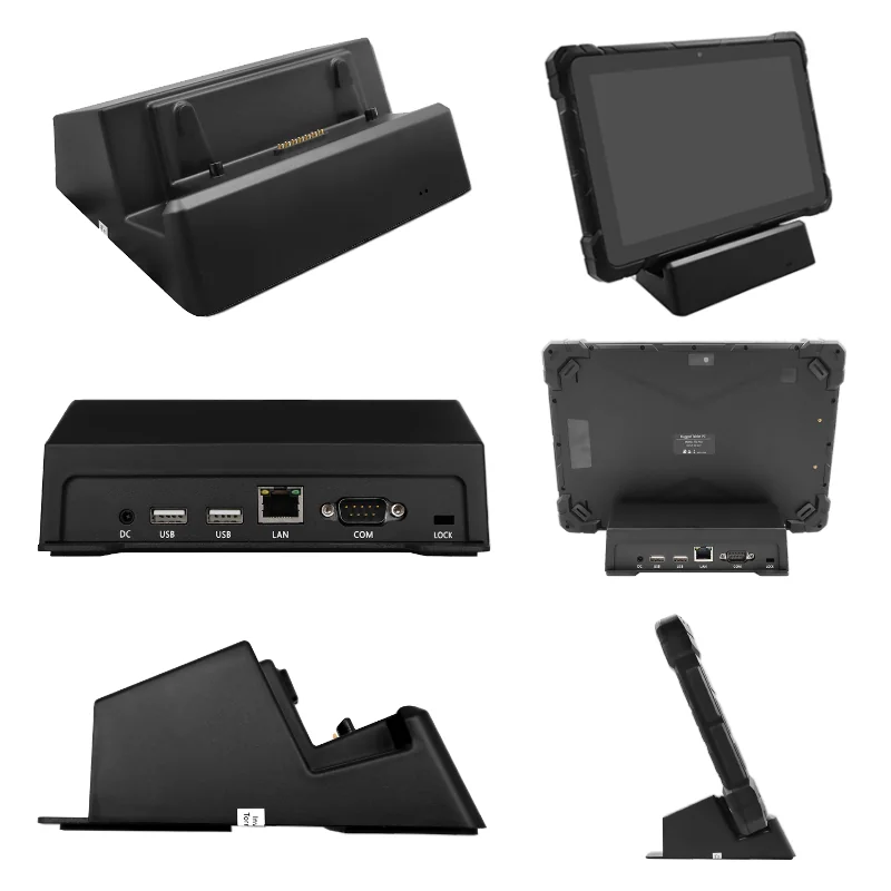 HigolePC F7G & F9A 10.1" Rugged Tablets Docking Base Station