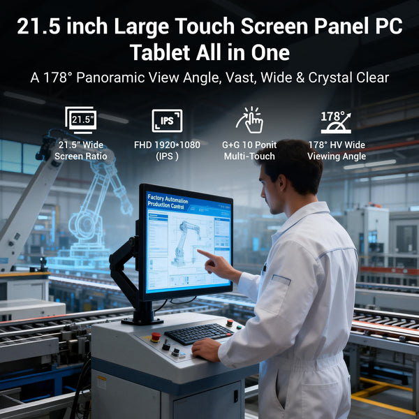 HIGOLEPC 21.5  Inch Touch Screen Industrial Panel PC