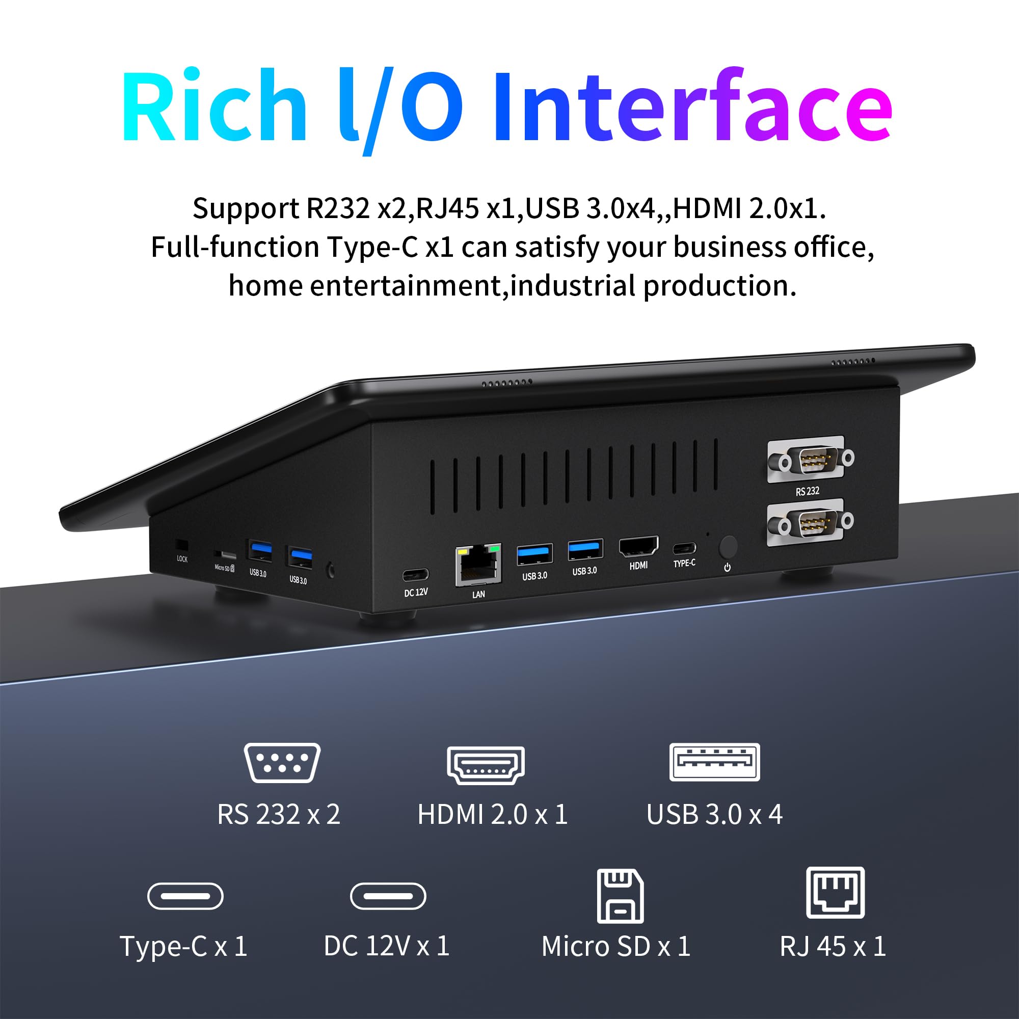 HIGOLE F11 11.6" Box-Type Industrial All-in-One Touch PC