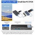HIGOLE PC Mini-PC-Stick – Intel Celeron J4125 Windows 11 USB PD3.0 und HDMI 4K Gigabit Ethernet, WiFi 5.0, BT 5.2, Mini-Computer für Business Office Media Home