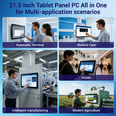 HIGOLEPC 21.5  Inch Touch Screen Industrial Panel PC