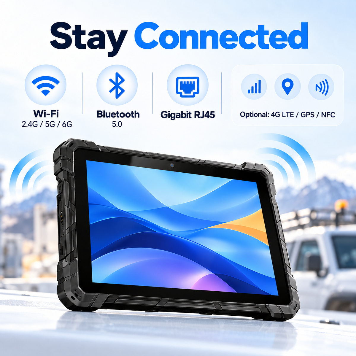 HIGOLEPC F9R 10.1" Rugged Android Tablet | 8GB/128GB