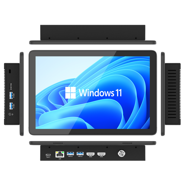 HIGOLE 10,1-Zoll-Touchscreen-Windows 11-Mini-PC Intel Celeron 8 GB RAM 128 GB ROM Typ-C HDMI WiFi6 