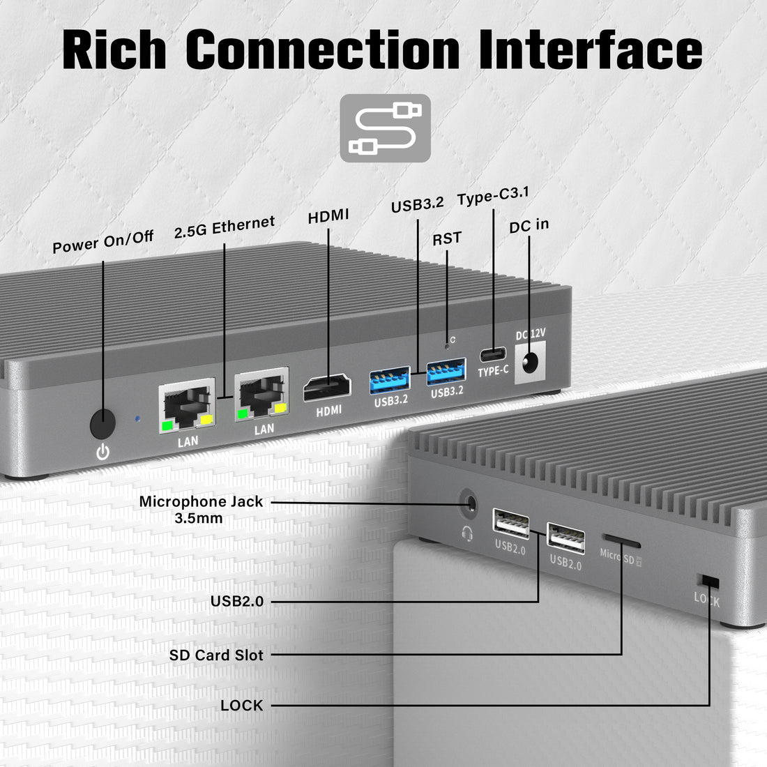 Mini PC With Windows 11 Pro 8GB RAM | HDMI Mini Computer